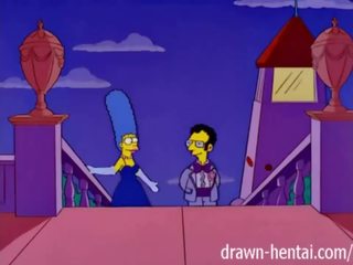 Simpsons adulto vídeo - marge y artie afterparty