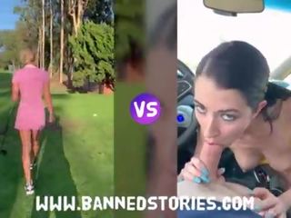 Bnds video&colon; golf girls&colon; gabbie charretier contre alex coal
