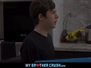 Twink Step Brother With A Nice Big Thick putz Dakota Lovell Fucked By Cub Step Brother Scott Demarco In Family Kitchen