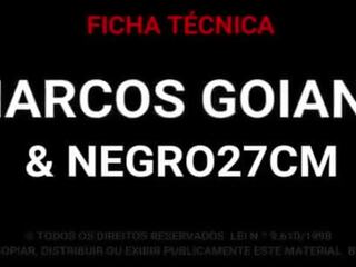 Marcos goiano - groot zwart lul 27 cm neuken mij zonder condoom en creampie